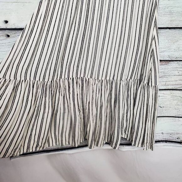 Billabong Off Shoulder Striped Maxi Dress Women’s Size S - Picture 3 of 10